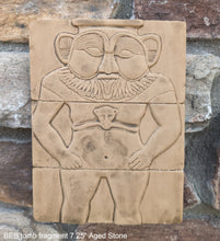 Load image into Gallery viewer, Egyptian BES tomb fragment Plaque Artifact Sculpture 7.25" www.Neo-Mfg.com