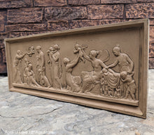 Load image into Gallery viewer, Roman Greek Thorvaldsen The Ages of Love 1824 Cherub nursery plaque wall relief www.Neo-Mfg.com 18"