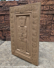 Load image into Gallery viewer, Inca Viracocha Tiwanaku monolithic Sculptural wall relief plaque 17" www.Neo-Mfg.com