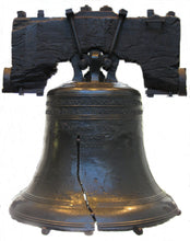 Load image into Gallery viewer, Liberty Bell Philadelphia, USA Tourist Travel Souvenir 3D Wall Decor Hand Crafted relief art www.Neo-Mfg.com home decor 13"