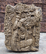 Load image into Gallery viewer, History Aztec Maya Itzamna Artifact Carved Sculpture Statue 7" Tall www.Neo-Mfg.com Wall art Codex
