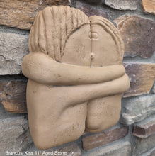 Load image into Gallery viewer, History Brancusi Kiss Sculptural wall relief www.Neo-Mfg.com 10" home plaque art