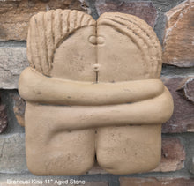 Load image into Gallery viewer, History Brancusi Kiss Sculptural wall relief www.Neo-Mfg.com 10" home plaque art