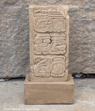 Load image into Gallery viewer, Aztec Mayan Glyph stele Sculpture 6.25" www.Neo-Mfg.com