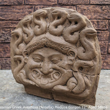 Load image into Gallery viewer, History Roman Greek Antefissa (Antefix) Medusa Gorgon Artifact Carved Sculpture Statue 12" www.Neo-Mfg.com