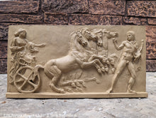 Load image into Gallery viewer, Greek Roman Eos Aurora chariot Sculpture museum reproduction art 13.75" www.Neo-Mfg.com Barbedienne replica