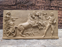 Load image into Gallery viewer, Greek Roman Eos Aurora chariot Sculpture museum reproduction art 13.75" www.Neo-Mfg.com Barbedienne replica