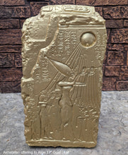 Load image into Gallery viewer, History Egyptian Akhetaten offering to Aton 17" hieroglyph Sculptural relief www.Neo-Mfg.com Museum Reproduction