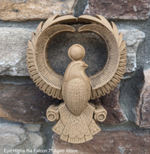 Load image into Gallery viewer, Egyptian Eye Horus Ra Falcon artifact carving sculpture statue 7" www.NEO-MFG.com