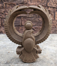 Load image into Gallery viewer, Egyptian Eye Horus Ra Falcon artifact carving sculpture statue 7" www.NEO-MFG.com