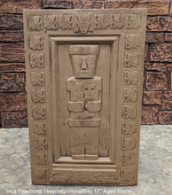 Load image into Gallery viewer, Inca Viracocha Tiwanaku monolithic Sculptural wall relief plaque 17" www.Neo-Mfg.com