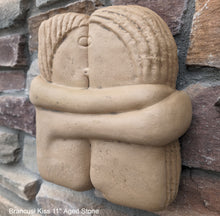 Load image into Gallery viewer, History Brancusi Kiss Sculptural wall relief www.Neo-Mfg.com 10" home plaque art