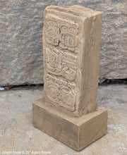 Load image into Gallery viewer, Aztec Mayan Glyph stele Sculpture 6.25" www.Neo-Mfg.com