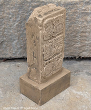 Load image into Gallery viewer, Aztec Mayan Glyph stele Sculpture 6.25" www.Neo-Mfg.com
