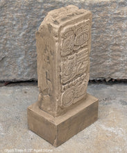Load image into Gallery viewer, Aztec Mayan Glyph stele Sculpture 6.25" www.Neo-Mfg.com