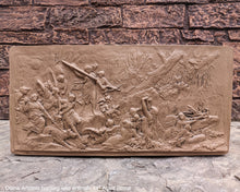 Load image into Gallery viewer, Roman Greek Diana Artemis hunting wild animals Wall Plaque Sculpture Fragment 14" Museum Quality www.Neo-Mfg.com