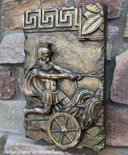 Load image into Gallery viewer, Charge of the Roman Charioteer Horse Sculpture Statue Chariot Horse 12" www.Neo-mfg.com m14