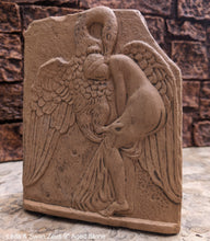Load image into Gallery viewer, Roman Greek Leda & Swan Zeus Sculptural wall relief plaque home decor 9" www.Neo-Mfg.com