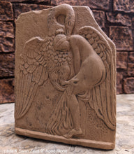 Load image into Gallery viewer, Roman Greek Leda & Swan Zeus Sculptural wall relief plaque home decor 9" www.Neo-Mfg.com