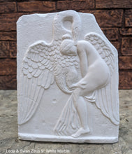 Load image into Gallery viewer, Roman Greek Leda & Swan Zeus Sculptural wall relief plaque home decor 9" www.Neo-Mfg.com