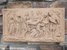 Load image into Gallery viewer, Roman Greek Death of a Solider Wall plaque relief sculpture 18" www.Neo-Mfg.com