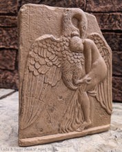 Load image into Gallery viewer, Roman Greek Leda & Swan Zeus Sculptural wall relief plaque home decor 9" www.Neo-Mfg.com