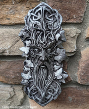 Load image into Gallery viewer, Nature Greenman Celtic Green man wall relief www.Neo-Mfg.com 10" j17
