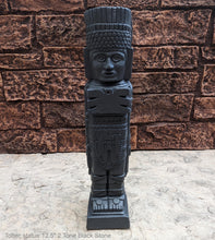Load image into Gallery viewer, Toltec warrior Mesoamerican MAYAN AZTEC Sculptural statue stele 12.5" www.Neo-Mfg.com