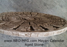 Load image into Gallery viewer, History MAYAN AZTEC Haab Tzolkin CALENDAR Sculptural wall relief plaque 17.5" Museum Quality Neo-Mfg