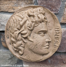 Load image into Gallery viewer, Roman Greek Apollo coin Sculptural Wall relief plaque www.Neo-Mfg.com 9.5"