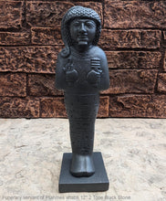 Load image into Gallery viewer, Egyptian Funerary servant of Ptahmes shabti Artifact Carved Sculpture Statue 12" www.Neo-Mfg.com Museum Reproduction