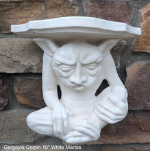 Load image into Gallery viewer, Goblin mythical medieval wall Shelf corbel Grotesque sculpture www.NEO-MFG.com 10"