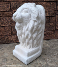 Load image into Gallery viewer, Lion Bust Crete sculpture art www.Neo-Mfg.com home decor 11"