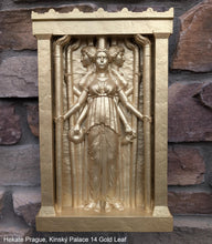 Load image into Gallery viewer, Hecate Hekate Prague, Kinský Palace Sculpture Goddess heaven, earth, and sea blessings of daily life 14" www.NEO-MFG.com