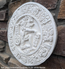 Load image into Gallery viewer, Mayan Aztec ball court Esperanza Chinkultic Sculptural wall relief plaque 11.25" www.Neo-Mfg.com