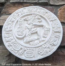 Load image into Gallery viewer, Mayan Aztec ball court Esperanza Chinkultic Sculptural wall relief plaque 11.25" www.Neo-Mfg.com