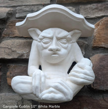 Load image into Gallery viewer, Goblin mythical medieval wall Shelf corbel Grotesque sculpture www.NEO-MFG.com 10"