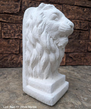 Load image into Gallery viewer, Lion Bust Crete sculpture art www.Neo-Mfg.com home decor 11"