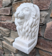 Load image into Gallery viewer, Lion Bust Crete sculpture art www.Neo-Mfg.com home decor 11"