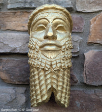 Load image into Gallery viewer, Assyrian king Sargon bust Carved Persian wall sculpture plaque 10.5" www.Neo-Mfg.com Museum Replica