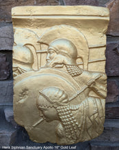 Load image into Gallery viewer, Roman Greek Hera Siphnian Sanctuary Apollo Sculptural Wall frieze plaque Fragment relief www.Neo-Mfg.com 16" home decor