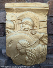Load image into Gallery viewer, Roman Greek Hera Siphnian Sanctuary Apollo Sculptural Wall frieze plaque Fragment relief www.Neo-Mfg.com 16" home decor