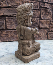 Load image into Gallery viewer, Aztec Mayan Idol Great Turtle w/ Eagle 8.5" Statue Sculpture www.Neo-Mfg.com maya