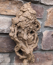 Load image into Gallery viewer, Nature Garden Greenwoman Harvest Sculptural wall relief bust www.Neo-Mfg.com 12.25"