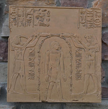 Load image into Gallery viewer, History Egyptian Baptism of Pharaoh Artifact relief wall plaque 14.25" www.Neo-Mfg.com