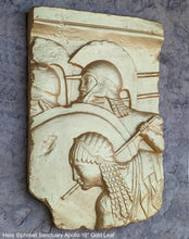 Load image into Gallery viewer, Roman Greek Hera Siphnian Sanctuary Apollo Sculptural Wall frieze plaque Fragment relief www.Neo-Mfg.com 16" home decor