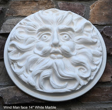 Load image into Gallery viewer, Wind Man Wall Decor Large 14" Wall Plaque Sculpture Pagan www.Neo-Mfg.com mythical