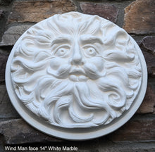 Load image into Gallery viewer, Wind Man Wall Decor Large 14" Wall Plaque Sculpture Pagan www.Neo-Mfg.com mythical