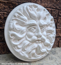 Load image into Gallery viewer, Wind Man Wall Decor Large 14" Wall Plaque Sculpture Pagan www.Neo-Mfg.com mythical