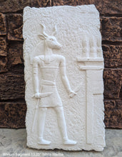 Load image into Gallery viewer, Egyptian Khnum fragment Plaque Artifact Sculpture 13.25" www.Neo-Mfg.com home decor